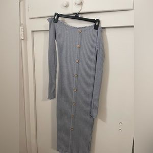 Light blue fashion nova dress